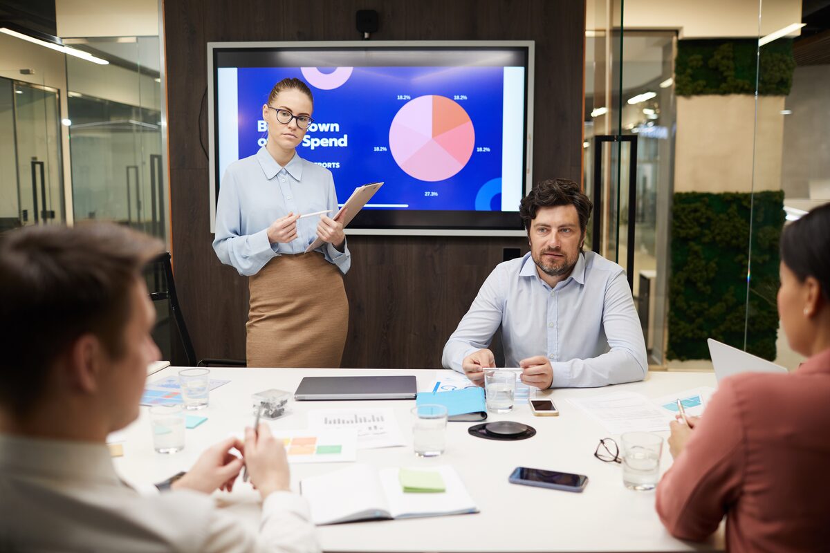 Pitch Deck Präsentation vor Investoren